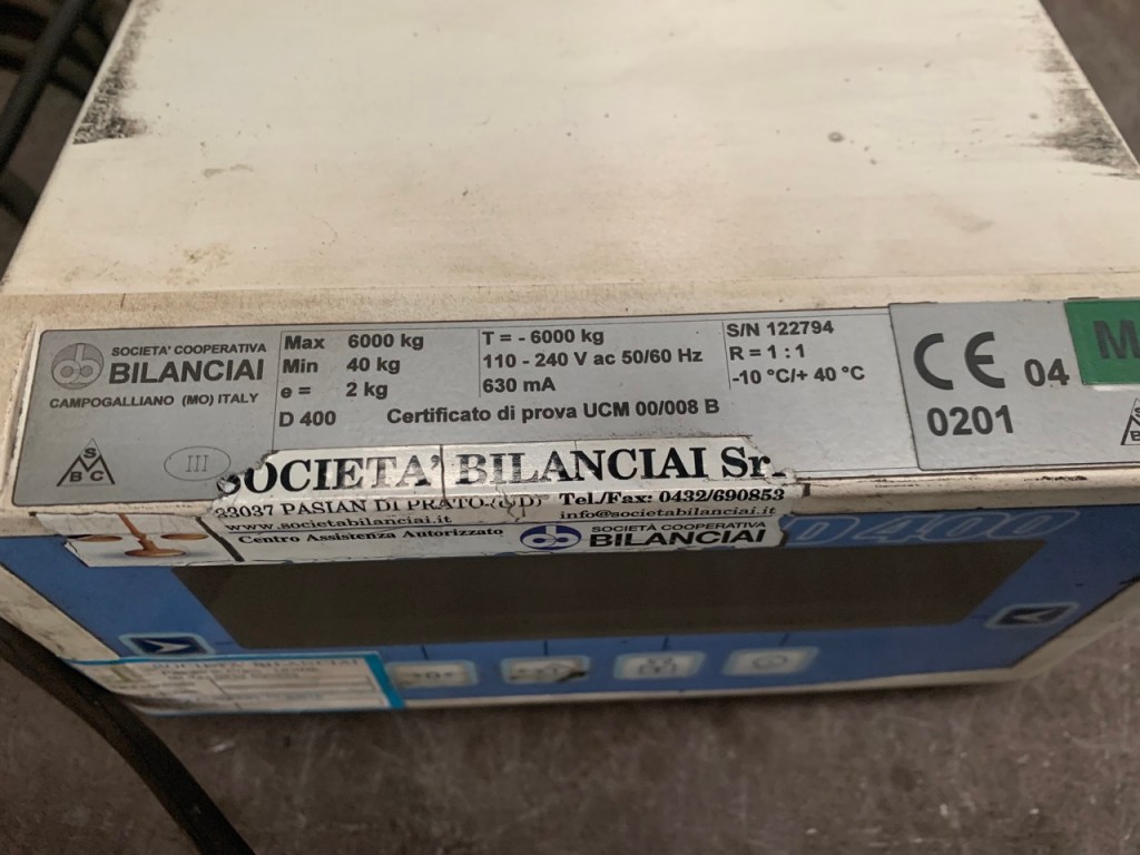 Usato Bilancia da 6 tons.