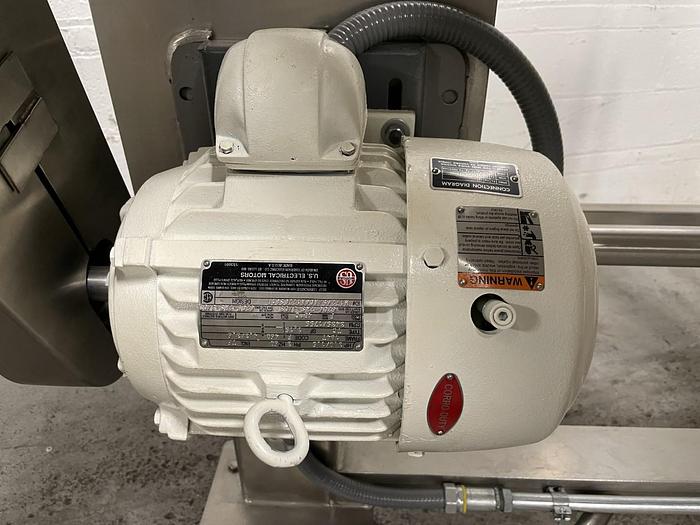 Used 3 CU. FT. GEMCO SLANT CONE BLENDER WITH INTENSIFIER BAR - S/S - 85 LBS/CU. FT.