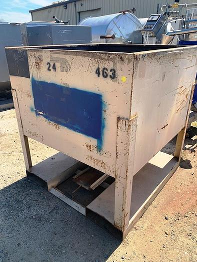 Used Bin, 50 CF, C/st, 48" x 48" x 42", Dry storage Tote, B #S743943