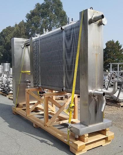 Used Heat Exchanger, Plate, 2,300 SF, 316 Stainless Steel, APV, HTST #C743296