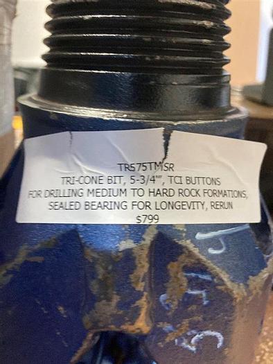 Used 5-3/4" Tri-Cone Bit - TR575TMSR