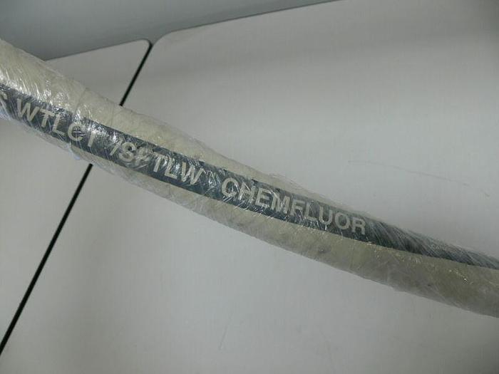 Used 72" Flexible Components hose WTLCT/SFTLW Chemfluor w/ 1" NPT Ends