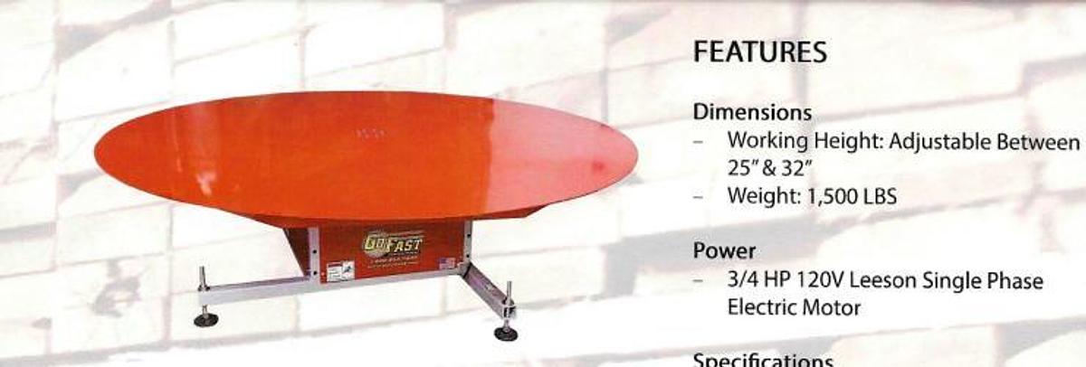 NEW GO FAST RT8 ROUND TABLE