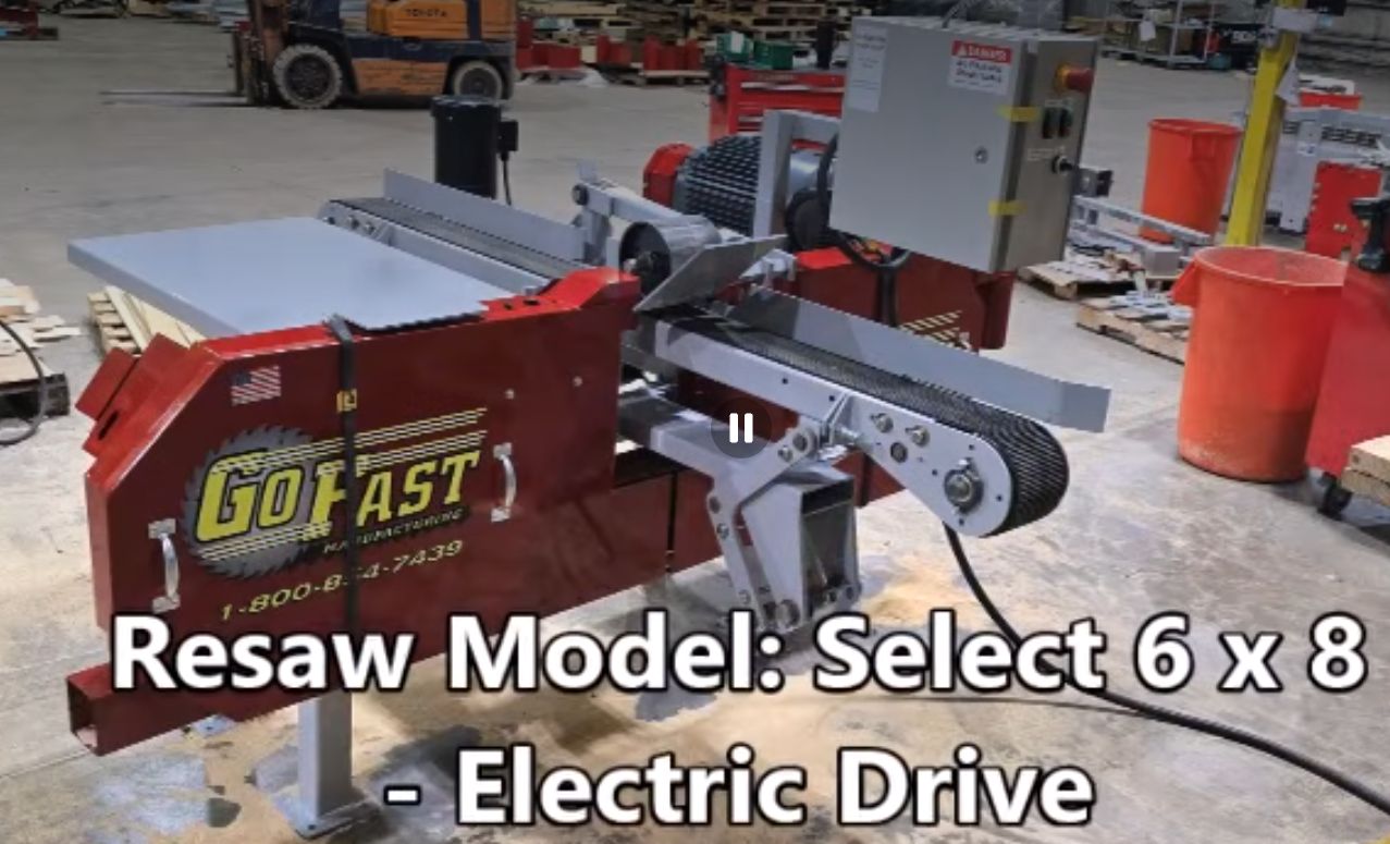 Used Go Fast Electric Drive Resaw