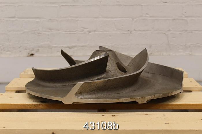 Unused Sulzer APT 53.1040 4-Vane 18.4" Diameter Stainless Steel Open Type Impeller #43108