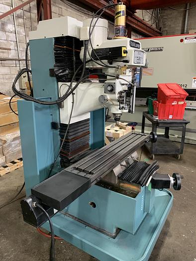 Used 10" X 50", SOUTHWESTERN INDUSTRIES, TRAK DPM3, CNC BED MILL TRAK DPM3