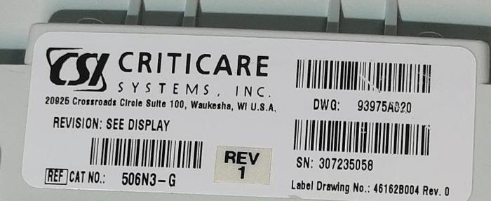 Gebraucht CRITICARE,506N3 Series,5058