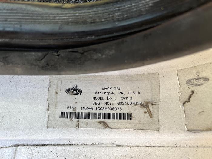 Used 2003 MACK CV713 Tandem-Axle Roll-Off Truck #5616