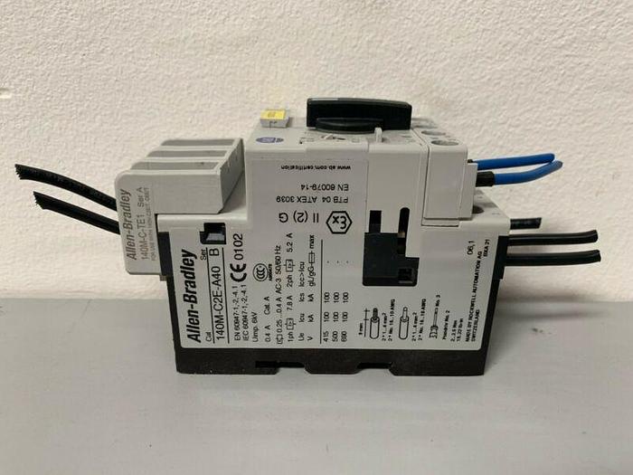 Used Allen-Bradley 140M-C2E-A40 Standard Magnetic Motor Protector Circuit Breaker