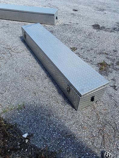 Used Tool Box 78x15x11 Aluminum Top Open - Box3