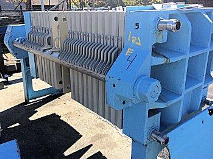 Used 19 CU. FT. SPERRY PLATE & FRAME FILTER PRESS - 36" PLATES & FRAMES