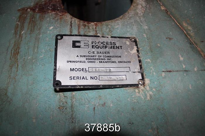 Used Bauer 72" Hydrasieve Model 554-72 #37885