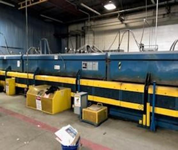 Used Tamglass Tempering Line with Armetech Laminating Line & Bilco Cutting Line Model: 3-Z CBHF