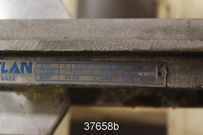 Used Velan 3" Hand Operated Knife Gate Valve, L10-0320C-13BL #37658