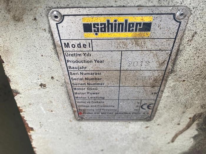 Used 2013 Sahinler HKM Ironworker/Metalworker/Steelworker