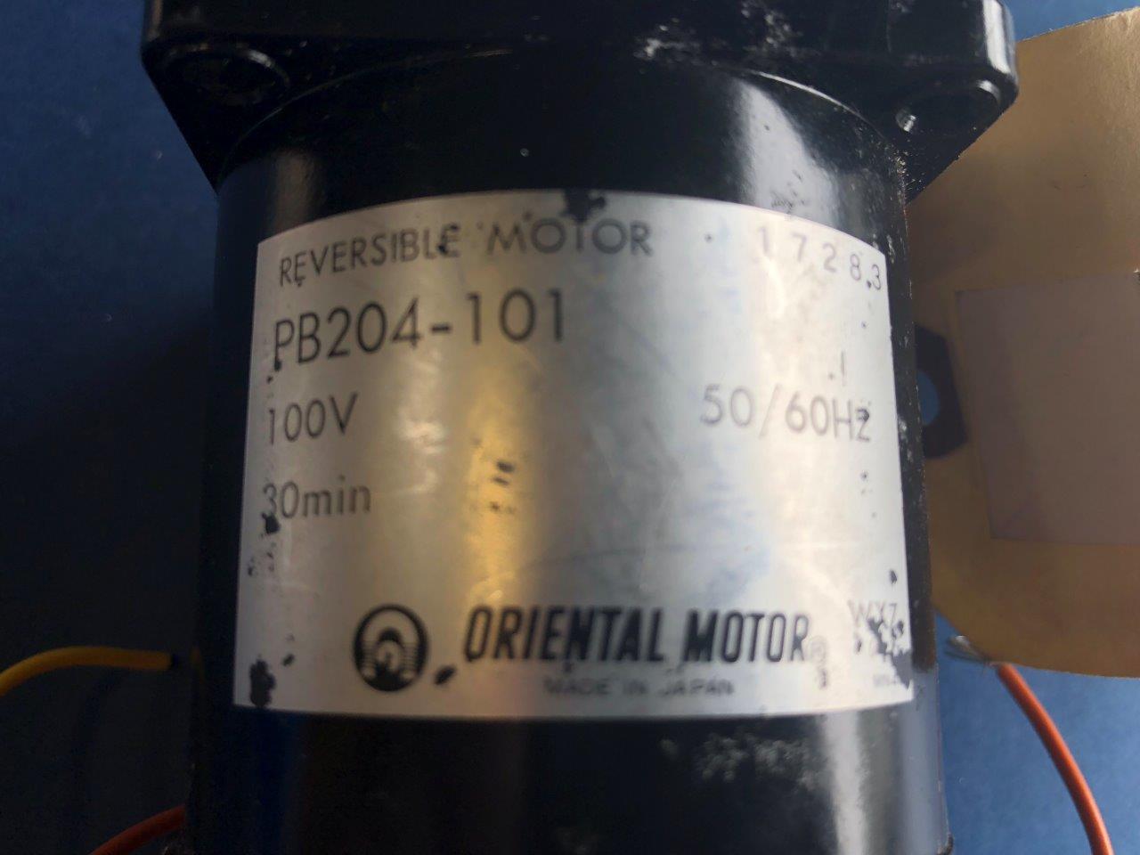 Used Oriental Motors PB204-101 Reversible motor