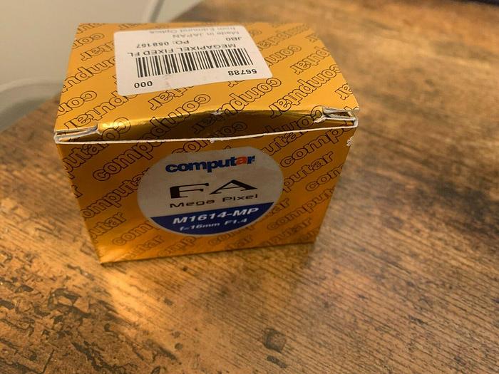 Used Computar M1614-MP2 2/3 Inch Megapixel 16mm Lens with Fixed Focal Length F1.4 Man