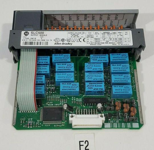 Used *PREOWNED* ALLEN BRADLEY SLC500 1746-OW16 OUTPUT MODULE SER C + WARRANTY!