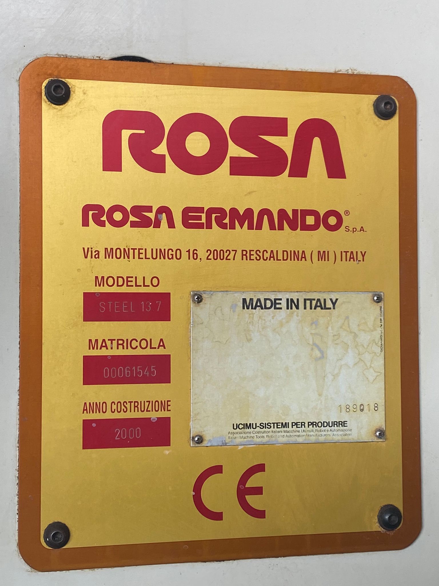 Usato Rosa  LINEA STEEL 13.7