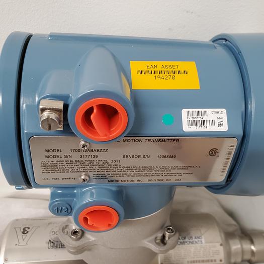 Used Micro Motion Mass Flow Calibrator Sensor