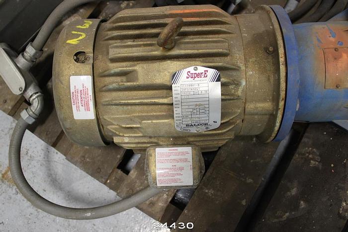 Used Goulds 3200 Close Coupled Light Service Pump, 2x3x6, Polypropylene Construction #24430