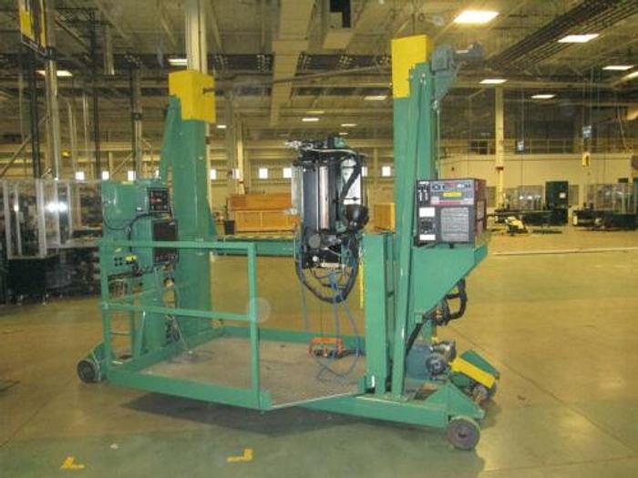 Used Jetline Engeneering CS3-15ZV Plasma Vertical Seam Welder NO POWER SUPPLY