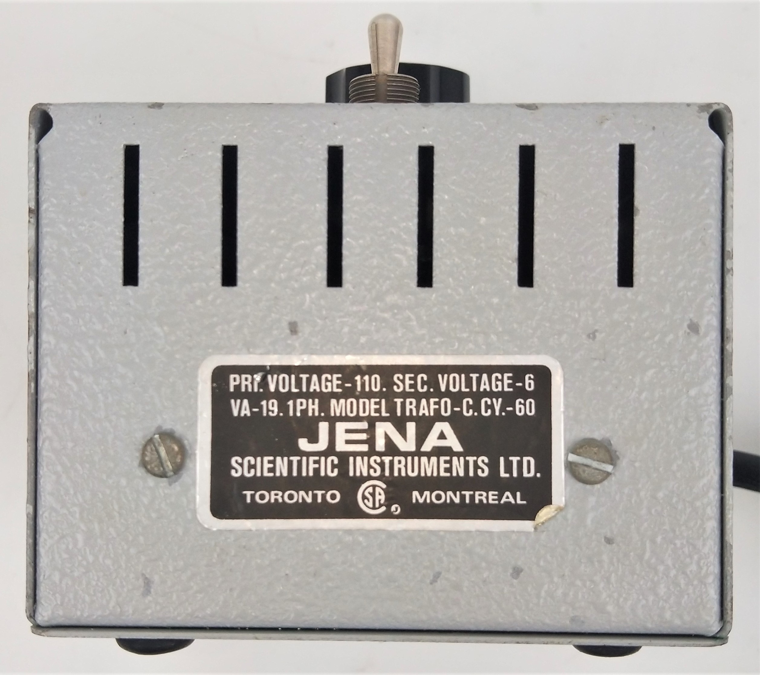 Used Jena Trafo-C Microscope Transformer