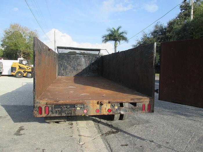 Used 10 Ton Gooseneck Dump Trailer 20' Long X 8' wide