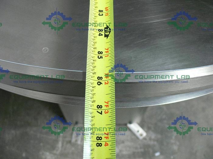 Used Stainless Steel Dual 36" Diameter Accumulation / Feeding Production Turntable