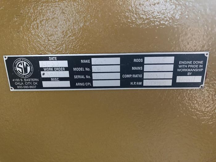 Used Caterpillar G3406SI NAHC