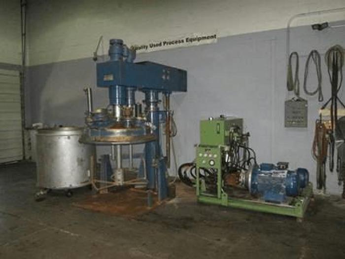 Used 250 GALLON MOLTENI DUAL SHAFT MIXER – C/S – VACUUM