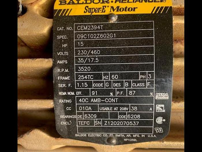 Used 15 Hp 2" x 2" Centrifugal Pump