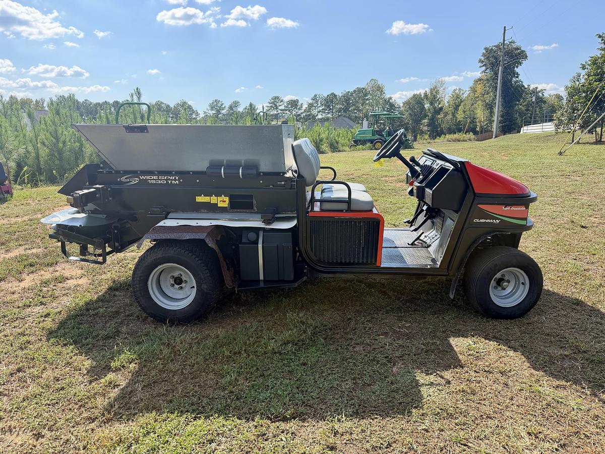 Used 2013 Cushman Truckster with Turfco 1530