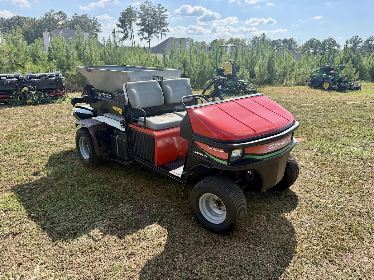 Used 2013 Cushman Truckster with Turfco 1530