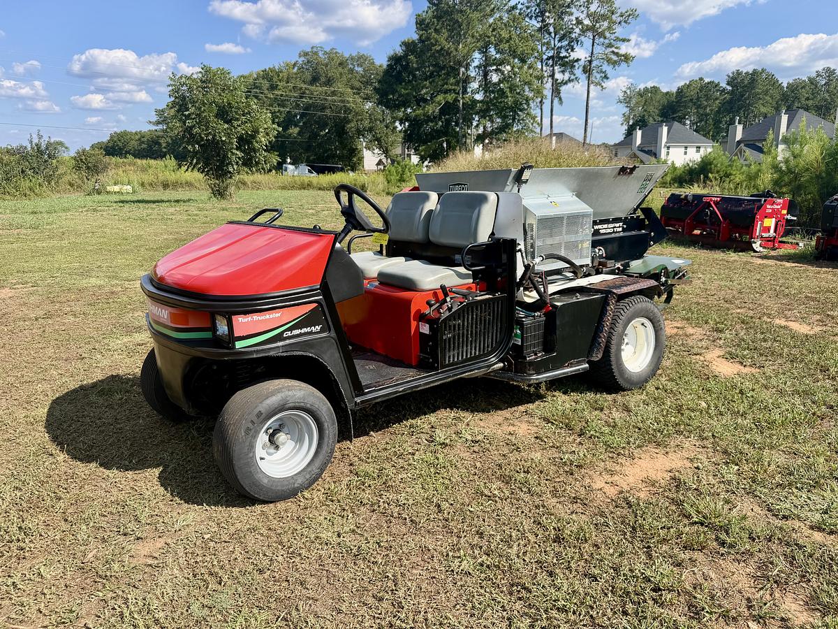 Used 2013 Cushman Truckster with Turfco 1530