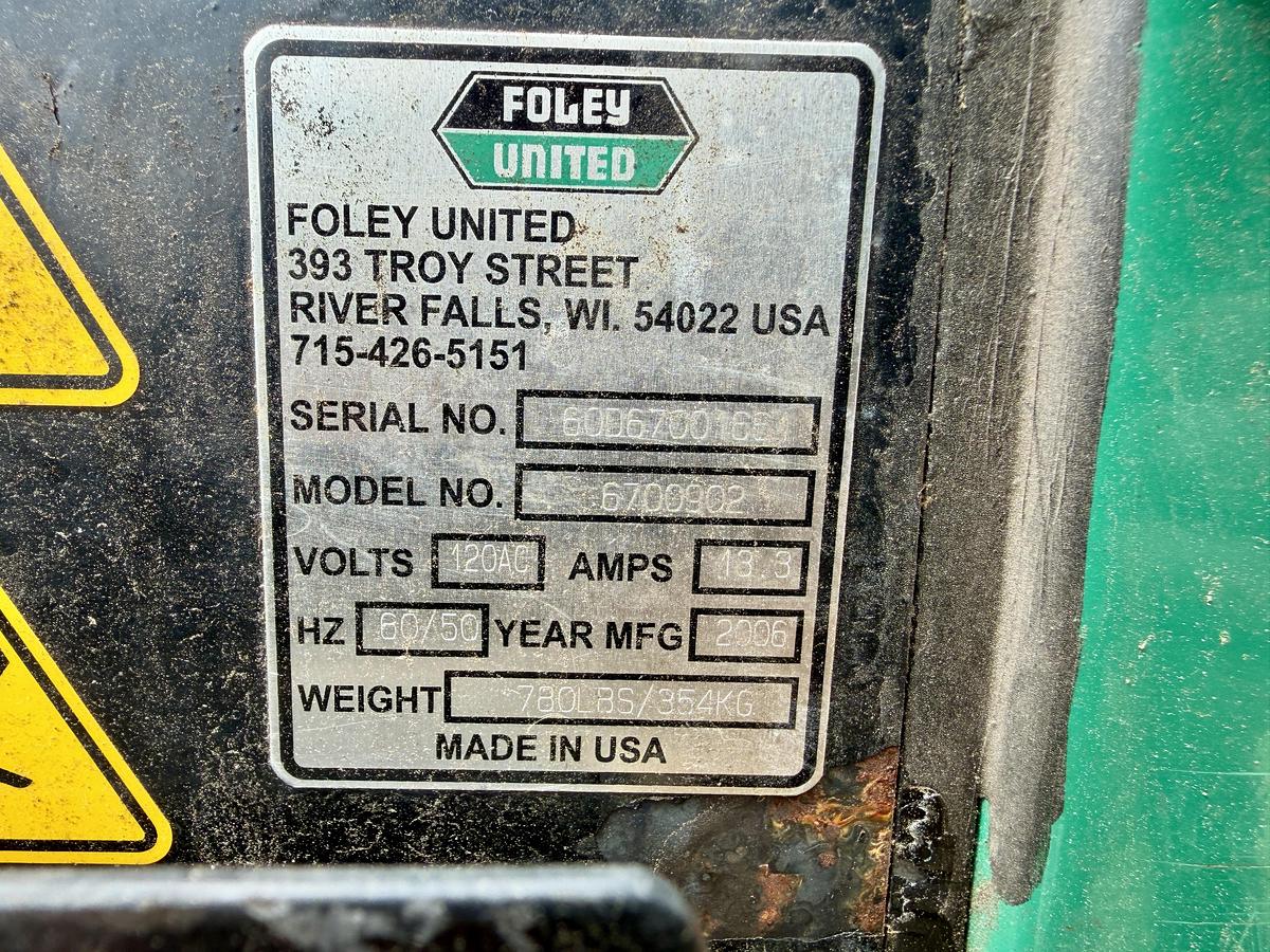 Used Foley 670 Bedknife Grinder