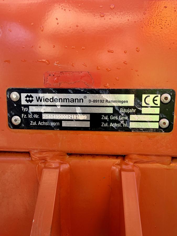 Used 2018 Wiedenmann Terra Slit