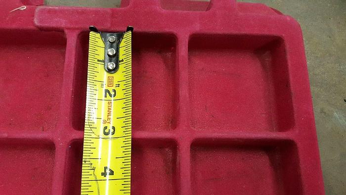 Used 200 Felt Trays Sectional Jewelry Tray Handling Delicate Parts Flock Plastic