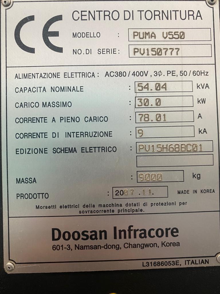 Usato 2007 Doosan PUMA V550