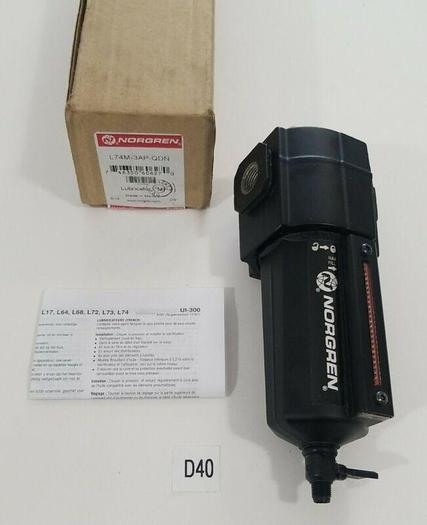 *NEW IN BOX* NORGREN L74M-3AP-QDN 3/8" NPT PNEUMATIC LUBRICATORS + WARRANTY!