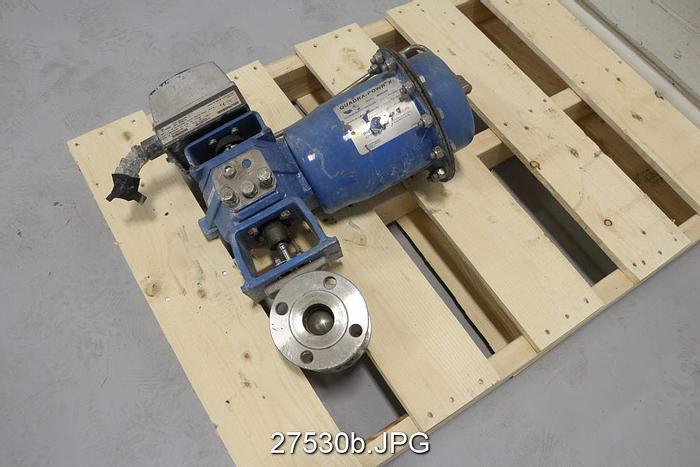 Used Neles Jamesbury R21CA1HAJJK Vball Valve, 2", Cg8M Body #27530