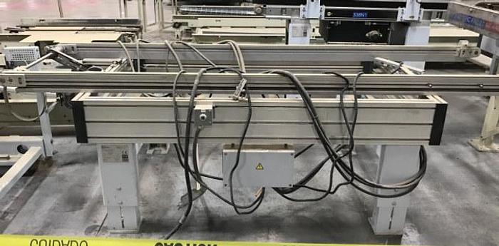 Used 52 WIDE x 10-1/2 LONG DOUBLE BELT CONVEYOR