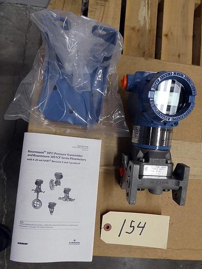 Used ROSEMOUNT 3051CG1A02A1AH2B1M5 PRESSURE TRANSMITTERS (EIGHT AVAILABLE)