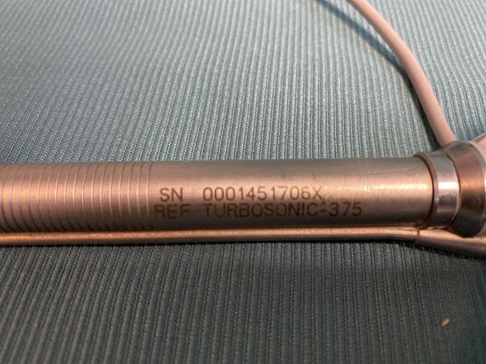 Gebraucht Alcon Turbosonic 375 Handstück und Sterilisationskassettenbox