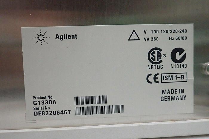 Used Agilent G1330A 1100 Series ALSTherm Sample Chiller with Interface Cable