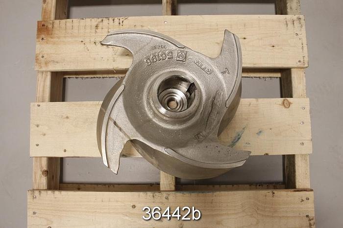 Used Goulds 3175 Pump Impeller, 8x10x18H, 4 Vane 15.25" Diameter #36442