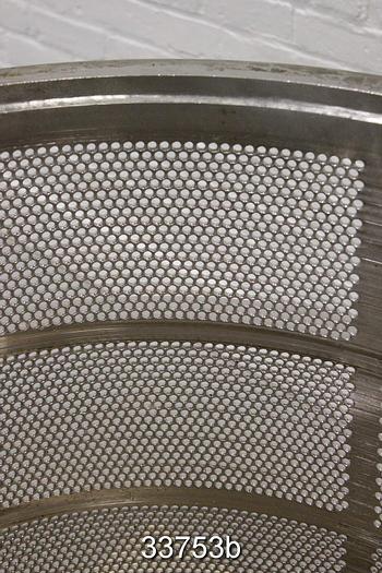 Used Black Clawson UV400 Pressure Screen Basket, 0.25" Holes #33753