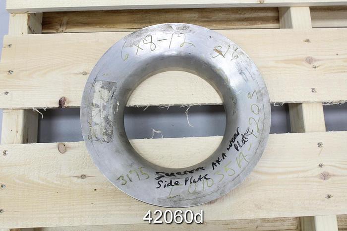Used Goulds 3175 6x8x12 Stainless Steel Suction Side Plates #42060