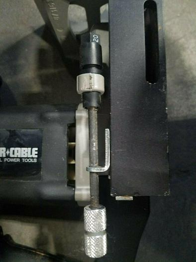 Used Porter Cable Plate Joiner in Tool Box Model 555 Biscuit Joiner with Case