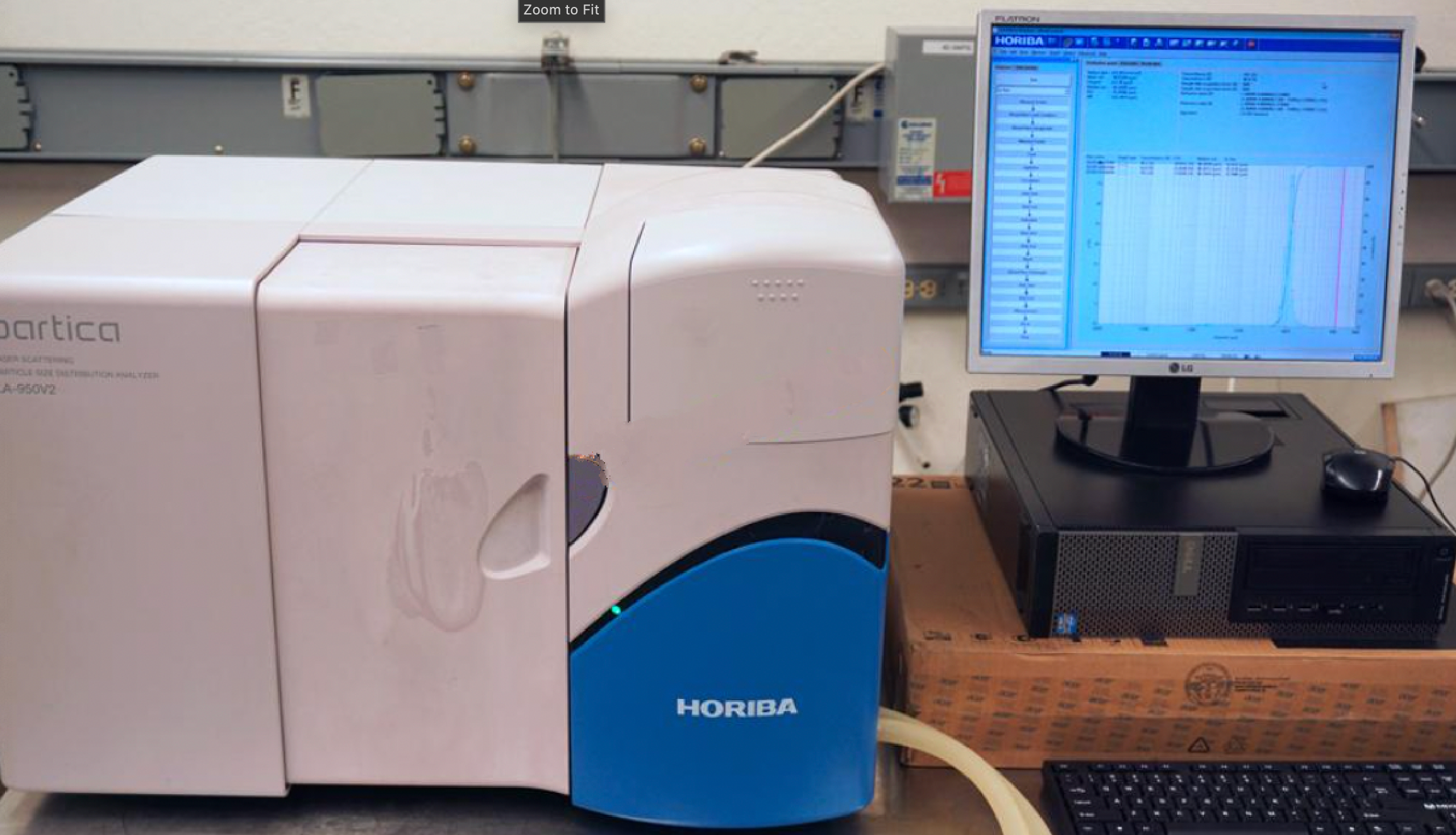 Refurbished 2011 Horiba LA950-A2 particle size distribution analyze